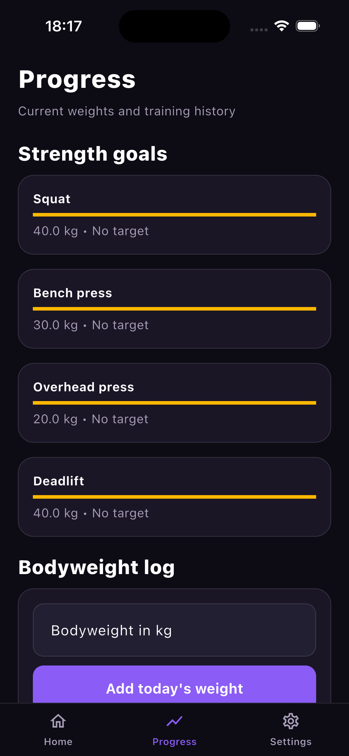 first screen